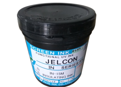 In-15m green UV insulating ink